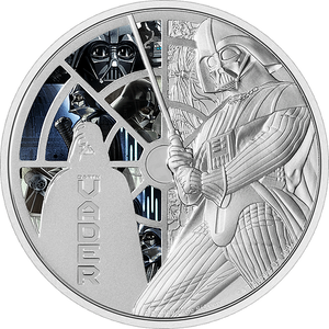 2022 3oz $10 STARWARS DARTH VADER FINE SILVER COIN (NIUE)