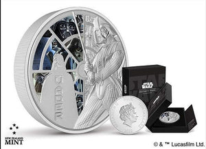 2022 3oz $10 STARWARS DARTH VADER FINE SILVER COIN (NIUE)