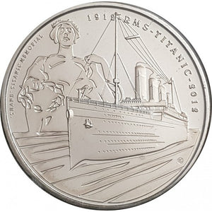 2012 Â£5 ALDERNEY CENTENARY COIN (ROYAL MINT)