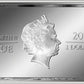 2014 1oz $2 MAGIC THE GATHERING JACE THE MIND SCULPTOR - FINE SILVER COIN