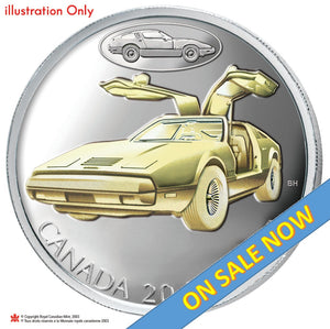 2003 1oz $20 TRANSPORTATION CAR SERIES - THE BRICKLIN SV-1:A