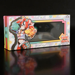HAKOS BAELZ | FROSTED GLASS DICE SET | HOLOLIVE X MMG EXCLUSIVE