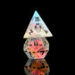 HAKOS BAELZ | FROSTED GLASS DICE SET | HOLOLIVE X MMG EXCLUSIVE