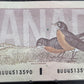 1986 $2 CANADIAN BILL