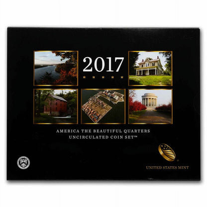 2017 AMERICA BEAUTIFUL QUARTERS UNCIRCULATED COIN SET