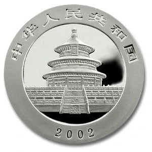 E-TRANSFER ONLY - 2002 1oz PANDA FINE SILVER BULLION
