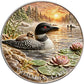 1 oz NORTH AMERICAN WILDLIFE SERIES: COMMON LOON COPPER ROUND