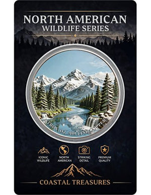 1 oz NORTH AMERICAN WILDLIFE SERIES: COMMON LOON COPPER ROUND