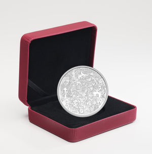 2014 2oz $30 CANADIAN CONTEMPORARY ART FINE SILVER COIN