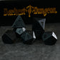DARKEST DUNGEON OBSIDIAN DICE SET WITH LEATHER CASE