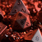 DARKEST DUNGEON OBSIDIAN DICE SET WITH LEATHER CASE