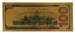 $100 MARVEL: DEADPOOL NOVELTY GOLD FOIL NOTES