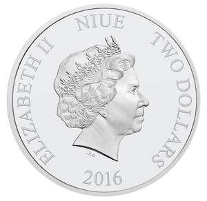 2016 1oz $2 DISNEY PRINCESS: MULAN FINE SILVER COIN