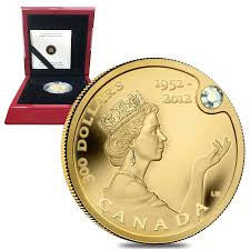 E-TRANSFER ONLY -  2012 $300 GOLD COIN - HER MAJESTY QUEEN ELIZABETH II DIAMOND JUBILEE