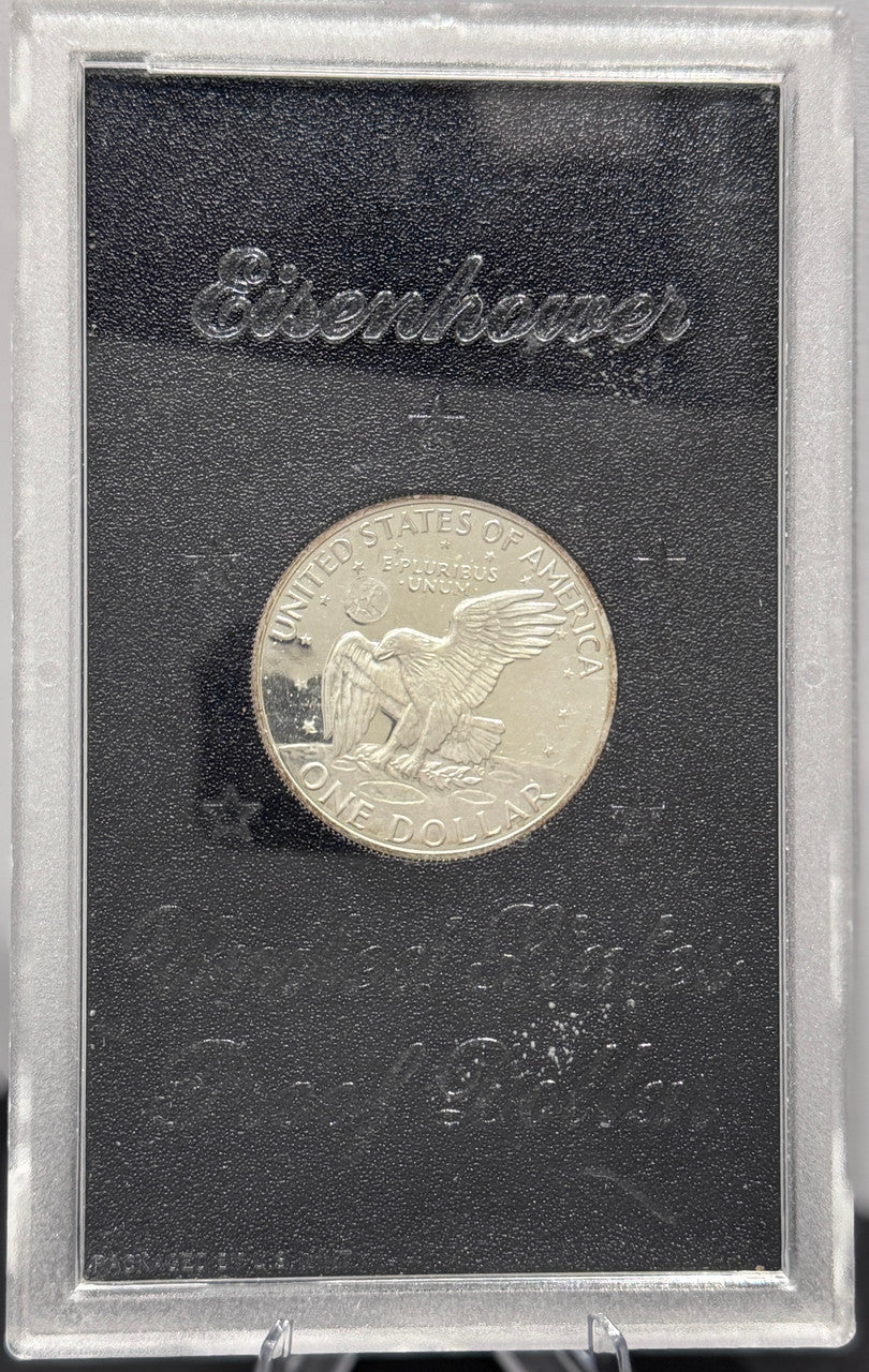 1971 $1 EISENHOWER US SILVER PROOF DOLLAR COIN