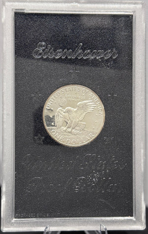 1971 $1 EISENHOWER US SILVER PROOF DOLLAR COIN