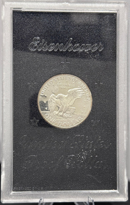 1971 $1 EISENHOWER US SILVER PROOF DOLLAR COIN