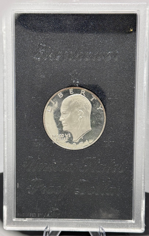 1971 $1 EISENHOWER US SILVER PROOF DOLLAR COIN