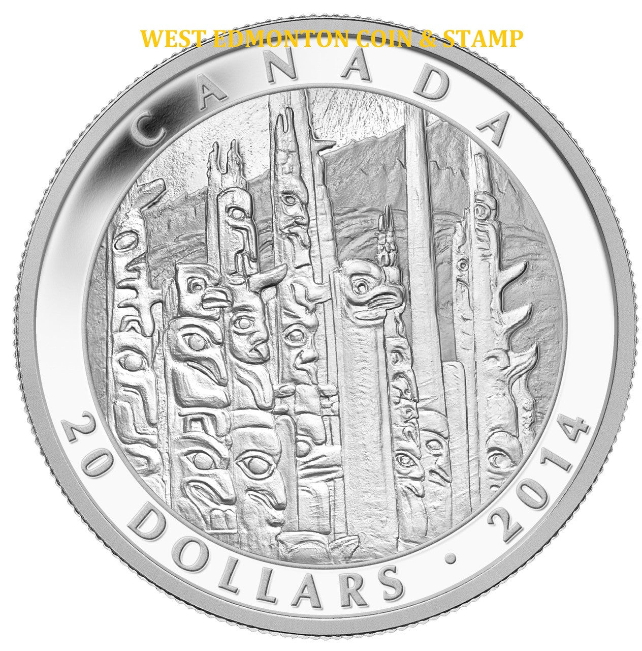 2014 1oz $20 CELEBRATING EMILY CARR FINE SILVER COIN