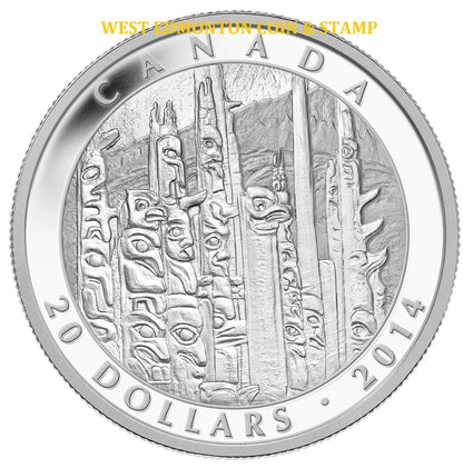 2014 1oz $20 CELEBRATING EMILY CARR FINE SILVER COIN