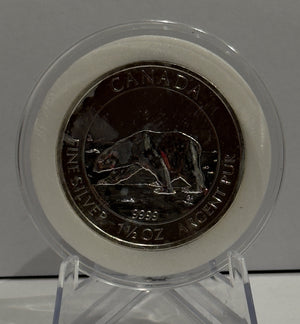 E-TRANSFER ONLY - 2013 1.5oz POLAR BEAR SILVER COIN