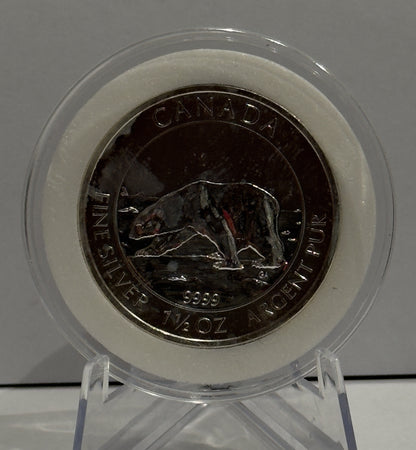 E-TRANSFER ONLY - 2013 1.5oz POLAR BEAR SILVER COIN