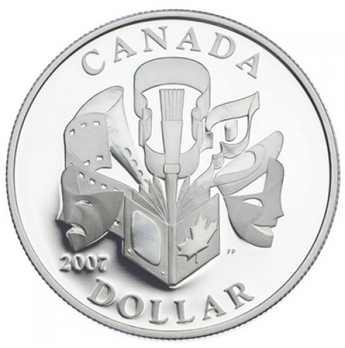 2007 SPECIAL EDITION PROOF SILVER DOLLAR - CELEBRATION OF THE ARTS