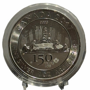 E-TRANSFER ONLY - 2017 1oz $5 SPECIAL EDITION: VOYAGEUR SILVER BULLION COIN