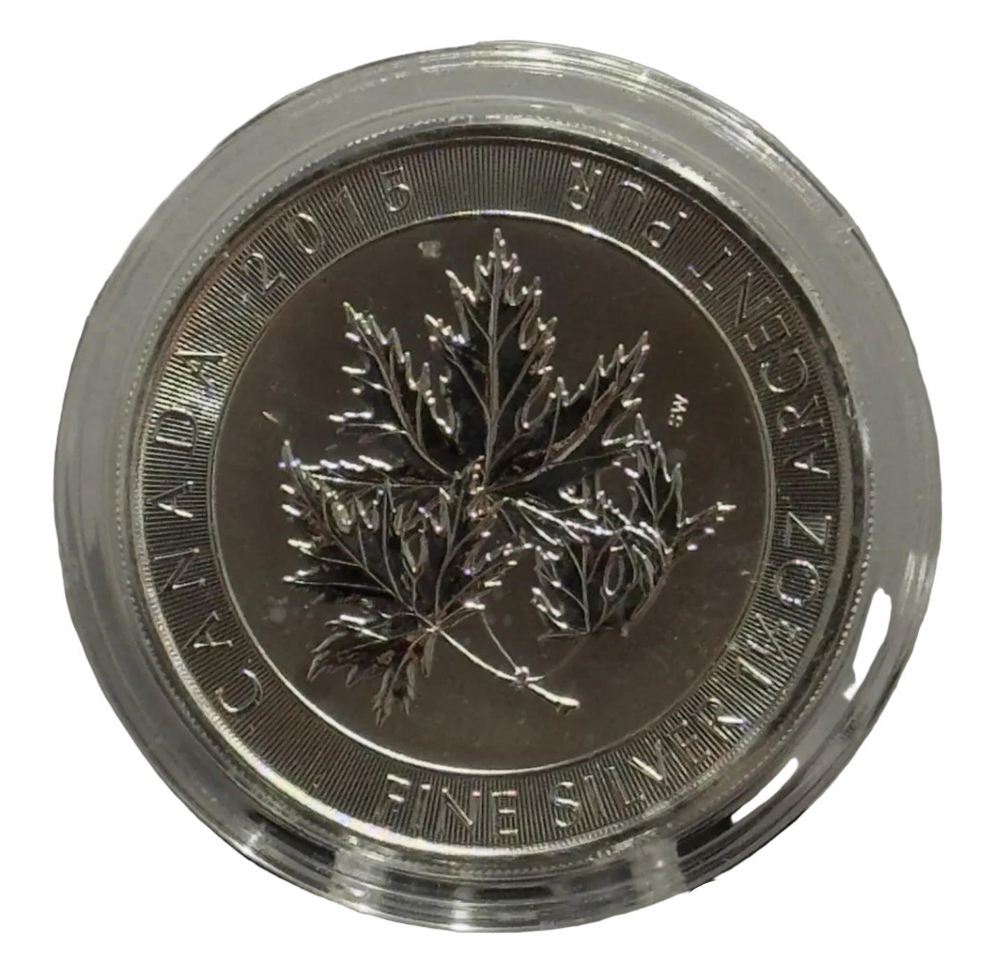 E-TRANSFER ONLY - 2015 1 1/2oz $8 SILVER MAPLE LEAF BULLION COIN