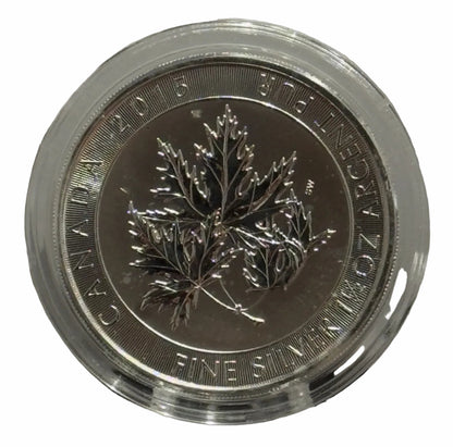 E-TRANSFER ONLY - 2015 1 1/2oz $8 SILVER MAPLE LEAF BULLION COIN