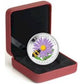 2012 1oz $20 ASTER WITH GLASS BUMBLE BEE - FINE SILVER COIN