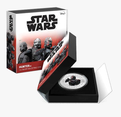 2022 1oz $2 STAR WARS THE BAD BATCH HUNTER FINE SILVER COIN
