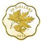 2018 $20 ICONIC MAPLE LEAVES (G) FINE SILVER COIN