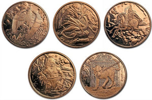 NORDIC CREATURES COIN SET