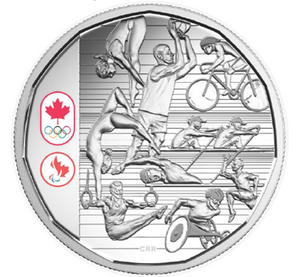 SALE - 2016 LIMITED EDITION PROOF SILVER DOLLAR CELEBRATING CANADIAN ATHLETES