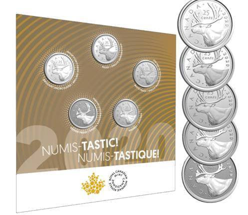 2020 5-COIN SET NUMIS-TASTIC! SET