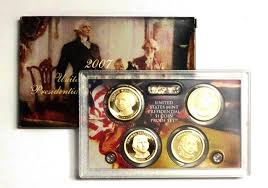 2007 $1 UNITED STATES MINT PRESIDENTIAL COIN PROOF SET