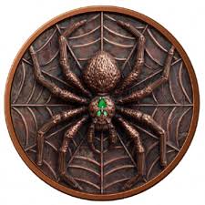 5oz SPIDER GLOW-IN-THE-DARK COPPER ROUND