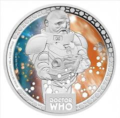 2014 1/2oz $1 DOCTOR WHO SONTARANS SILVER COLLECTIBLE COINS