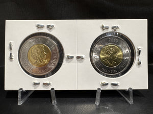 2023 CELEBRATIE NATIONAL INDIGENOUS PEOPLES DAY IN CARDBOARD 2X2 COLOURED/UNCOLOURED TOONIE (2 PACK)