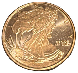 2011 1oz LIBERTY COPPER COIN