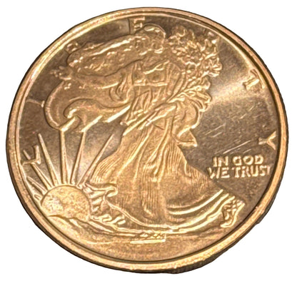2011 1oz LIBERTY COPPER COIN