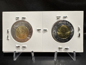 2024 CELEBRATING INUIT NUNANGAT IN CARDBOARD 2X2 COLOURED/UNCOLOURED TOONIE (2 PACK)