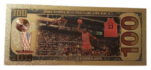 $100 NBA: MICHAEL JORDAN - GOLD FOIL NOTES