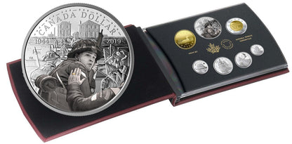 2019 SPECIAL EDITION FINE SILVER DOLLAR PROOF SET - 75TH ANNIVERSARY OF D-DAY
