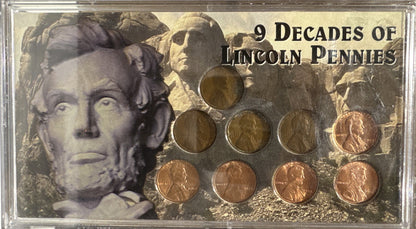 1909-1959 NINE DECADES OF LINCOLN PENNIES