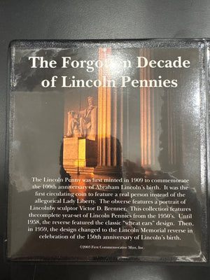 1ST COMMEMORATIVE MINT: THE FORGOTTEN DECADE OF LINCOLN PENNIES