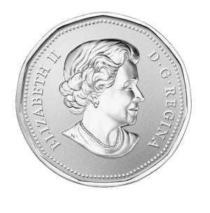2014 $1 LUCKY LOONIE FINE SILVER COIN