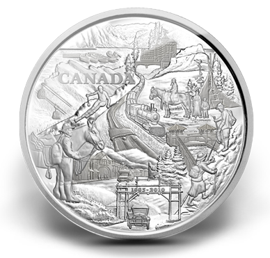 E-TRANSFER ONLY - 2010 $250 KILO SILVER COIN - 125TH ANNIVERSARY OF BANFF