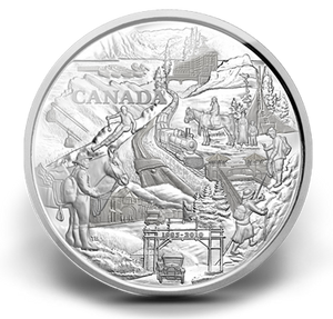 E-TRANSFER ONLY - 2010 $250 KILO SILVER COIN - 125TH ANNIVERSARY OF BANFF